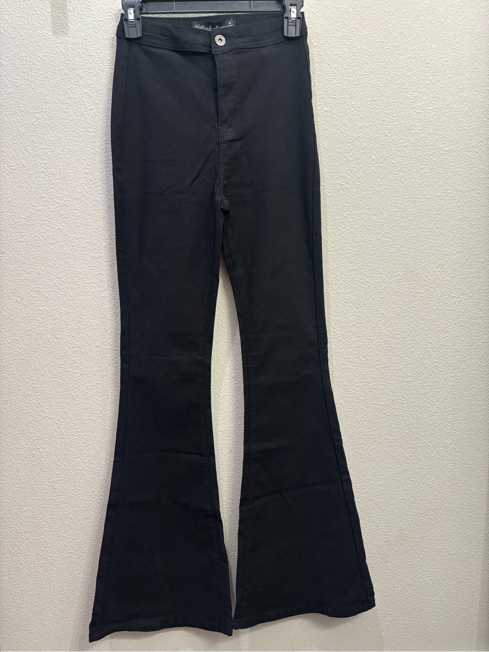 Black Women's Flared Jeans - Classic High-Rise Fit